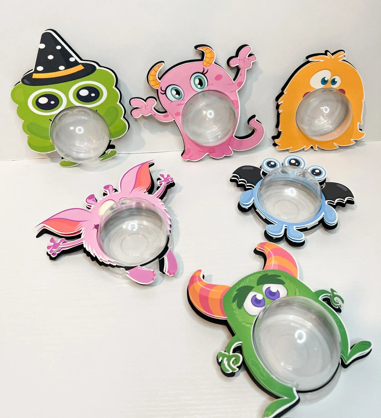 Cute Little Monsters Halloween Candy Holder – Trick or Treat Box for Kids – Spooky Party Favor and Ornament Gift Mi tienda