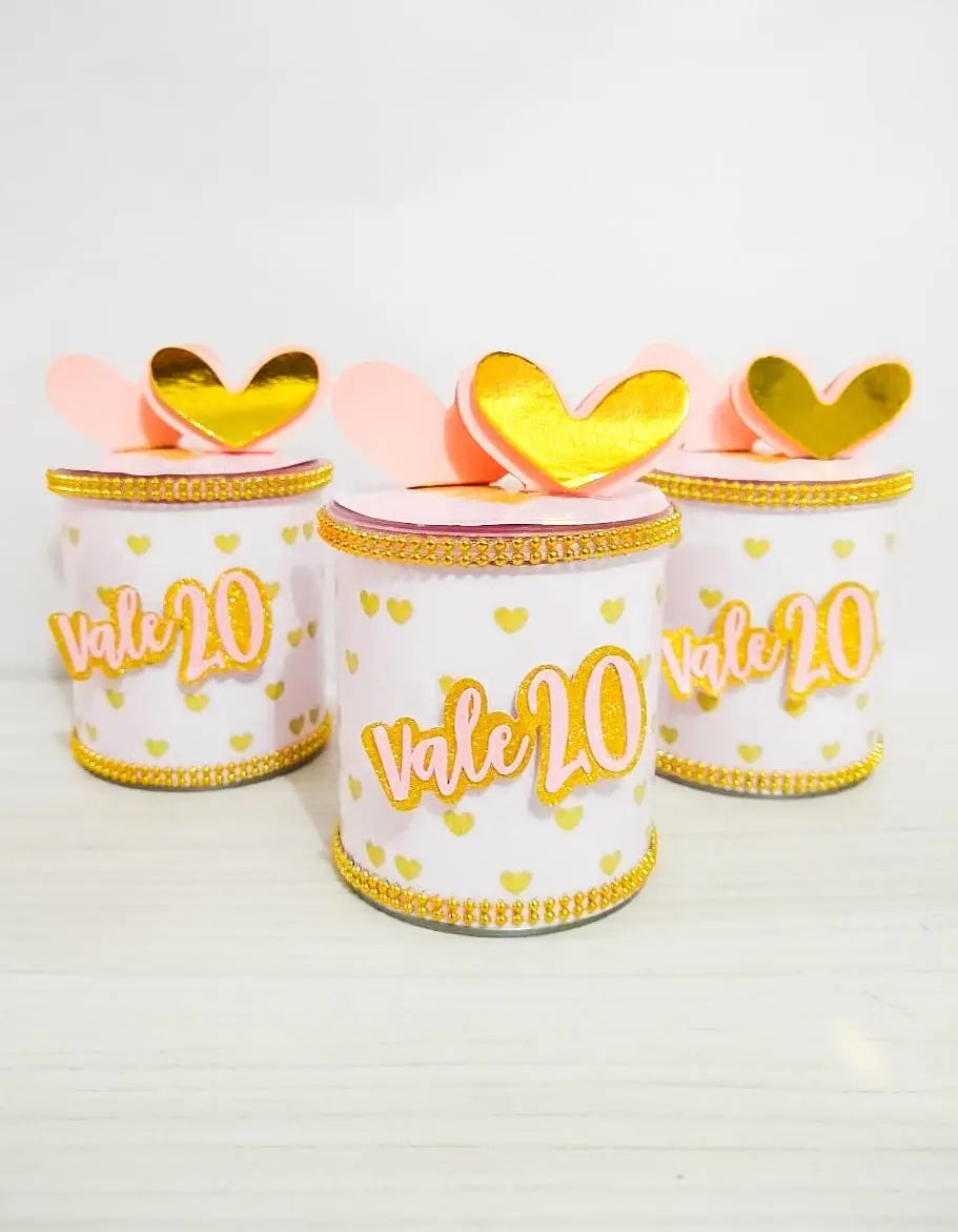 Personalized Pringles Party Favors: Pink Gold Heart, Sweet 16, Bridal Shower Mi tienda