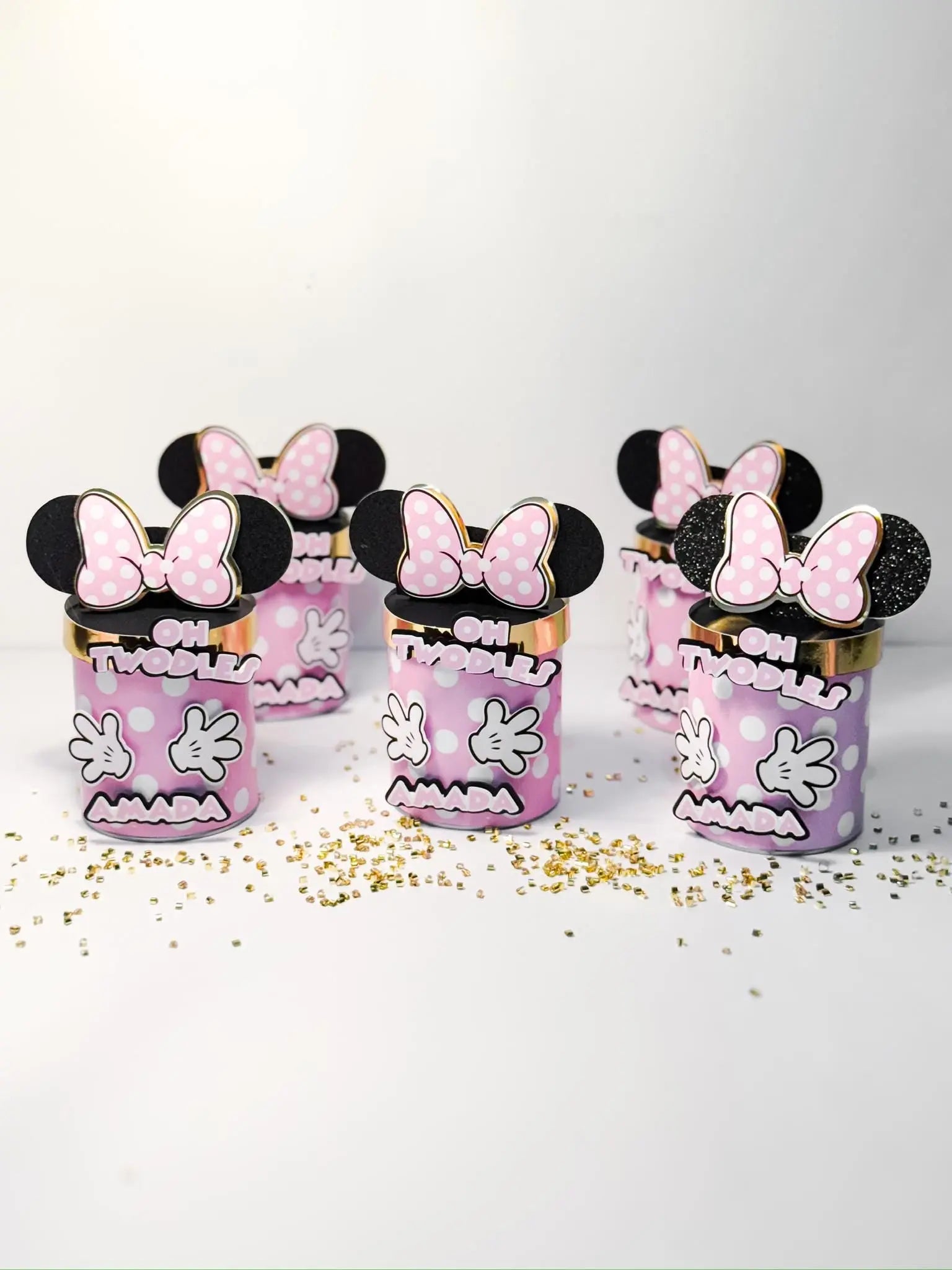 Minnie Mouse Party Favors, Oh Twoddles Party Decoration, Oh Twodles Birthday, Girl Birthday Party, Oh Twodles Chips Can, 2nd Birthday Mi tienda