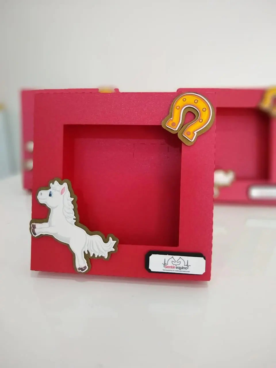 Personalized Horse Photo Frame | Farm Birthday Party Decoration Mi tienda
