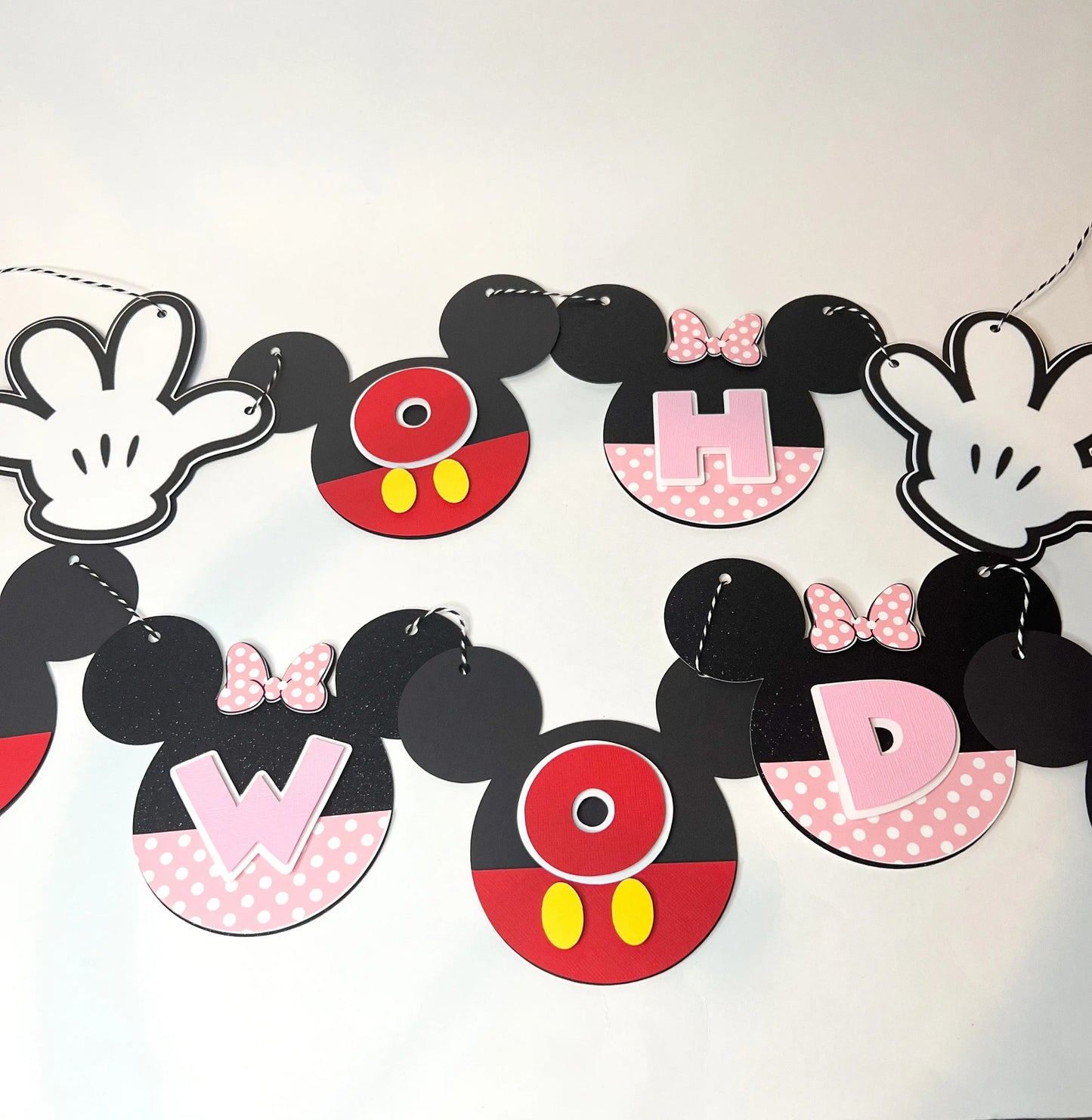 Oh Twodles Birthday Banner – Mickey Mouse 2nd Birthday Party Decoration for Boys or Girls Mi tienda
