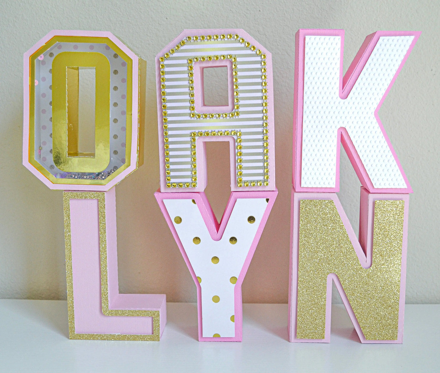 Half Birthday Girl Party Bundle – Pink and Gold Decor, 3D Name Letters, Favor Boxes & Hershey’s – 6 Month Celebration Kit Mi tienda