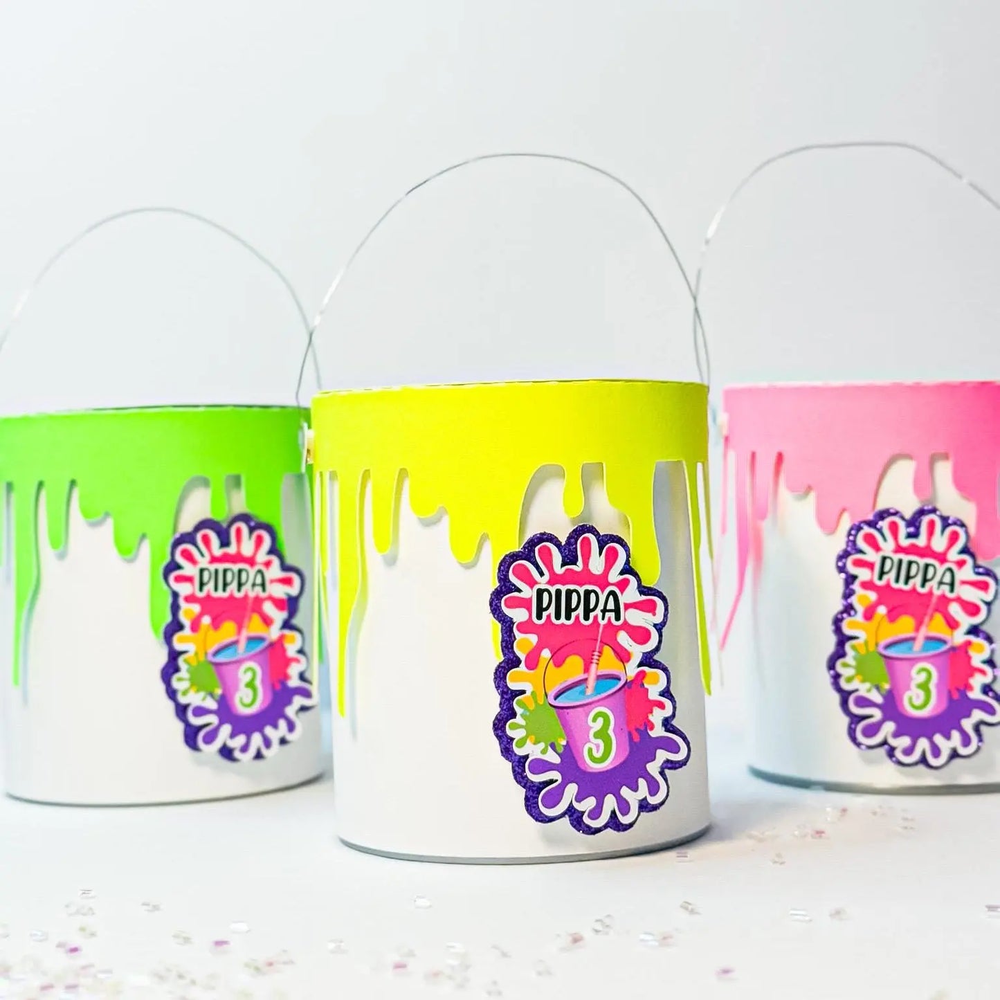 Paint Party Favors Art Birthday Party Art Party Favor Art Party Decorations Painting Party Kids Party Favor Paint Chips Can Mi tienda