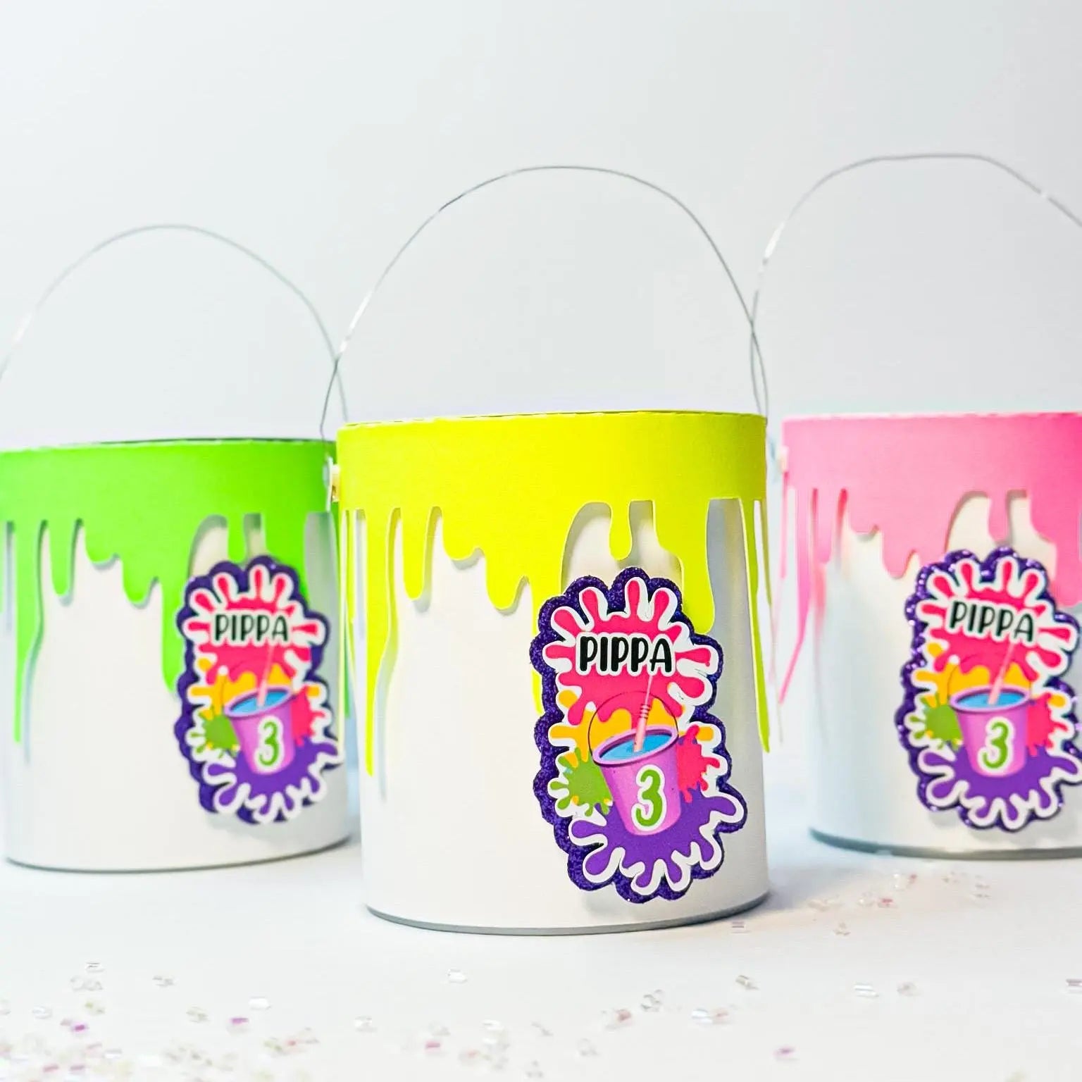 Paint Party Favors Art Birthday Party Art Party Favor Art Party Decorations Painting Party Kids Party Favor Paint Chips Can Mi tienda