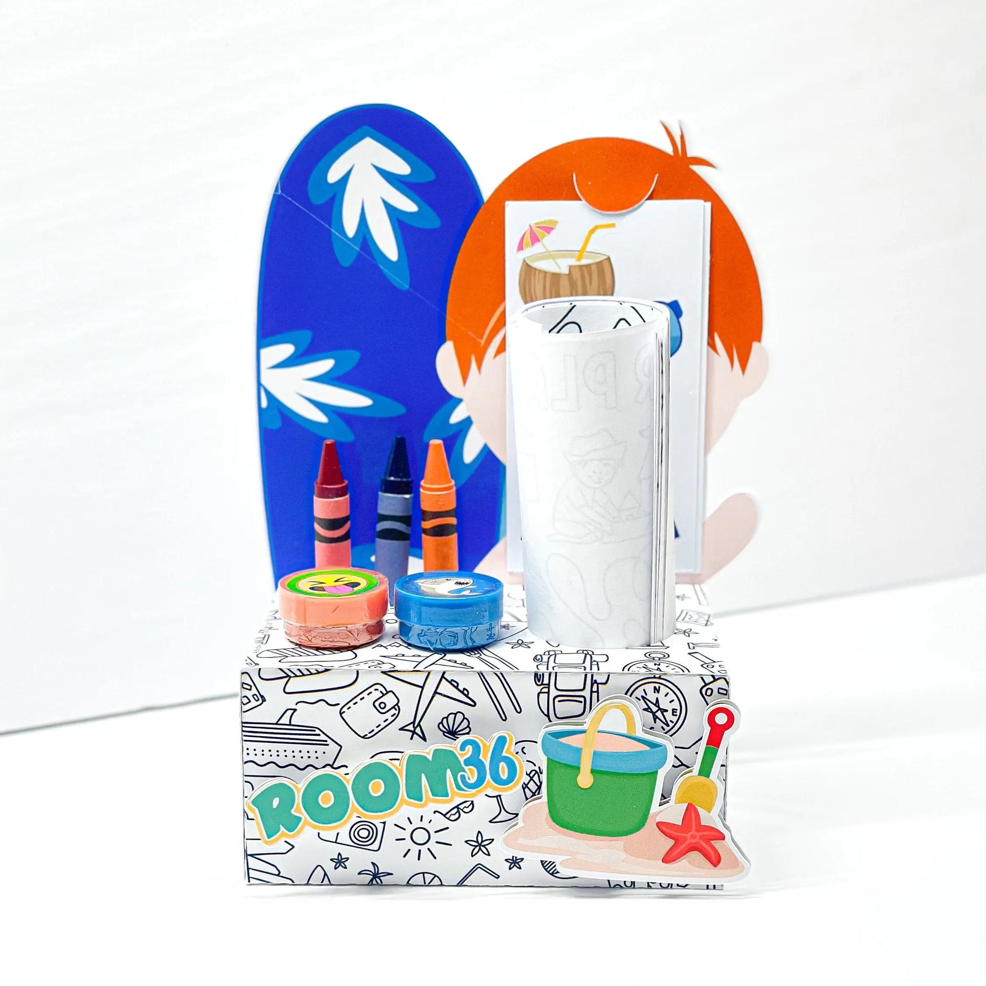 Summer Gift Box - Tropical Party Favors - Beach Party Goodie Box - Classroom Summer Gift - Luau Kids Party Favor - Pool Party Supplies Mi tienda