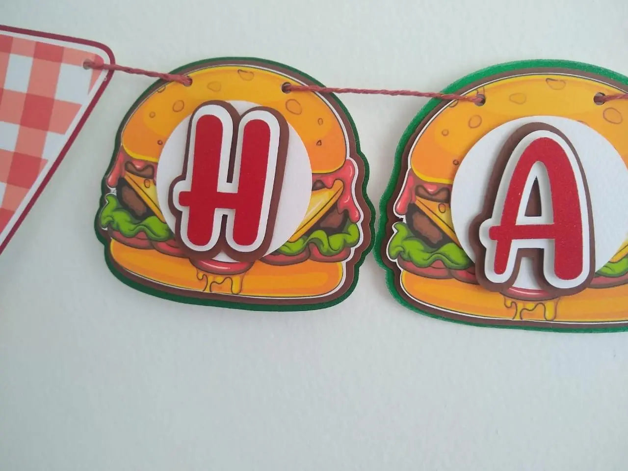 Fast Food Party Decorations, Burger Birthday Bundle with Custom Name Letters, Fries Favor Boxes, Happy Banner, Soda Wraps, Pringles Mi tienda