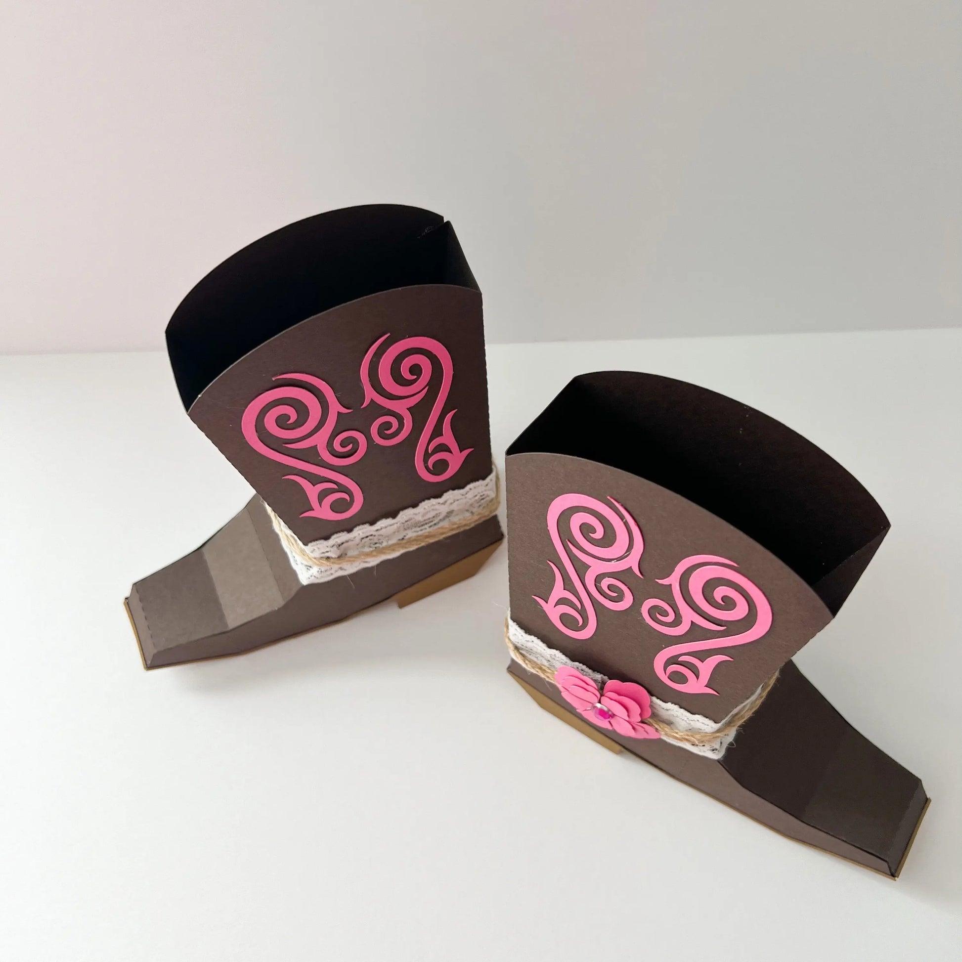 Cowgirl Boots Favor Box Cowgirl Party Decorations Cowgirl Bachelorette Last Rodeo Bachelorette Party Favors Cowgirl Birthday Mi tienda