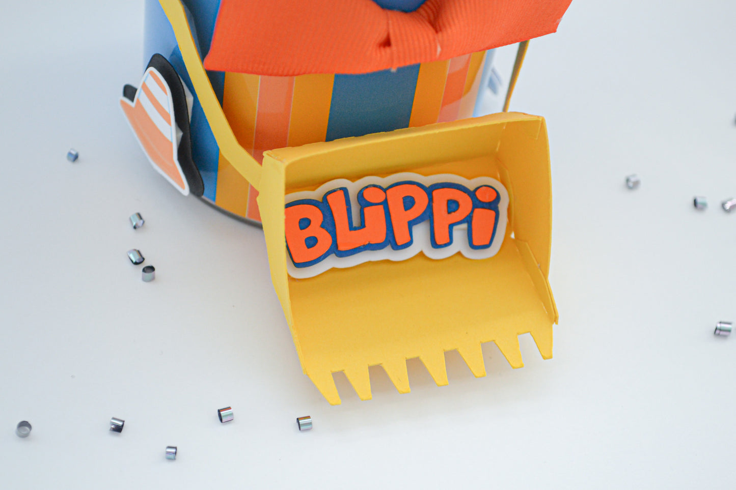 Blippi Construction Party Favor – Custom Mini Chip Can Labels