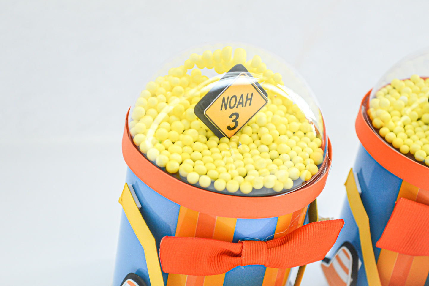 Blippi Construction Party Favor – Custom Mini Chip Can Labels