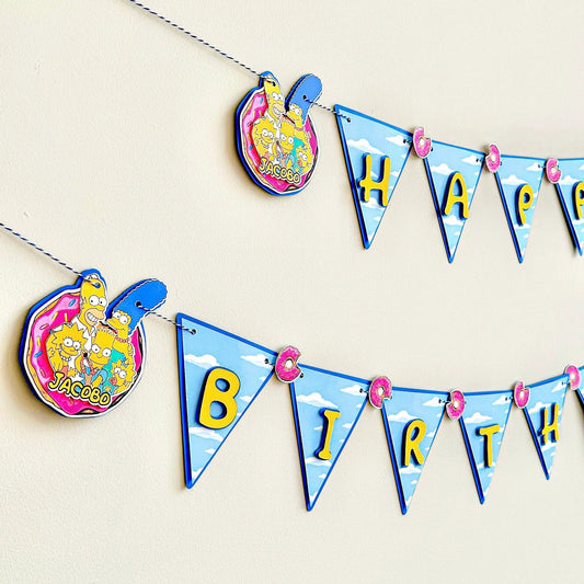 The Simpsons Birthday Banner, The Simpsons Party Decorations, Simpsons Party, Simpsons Birthday Party Mi tienda
