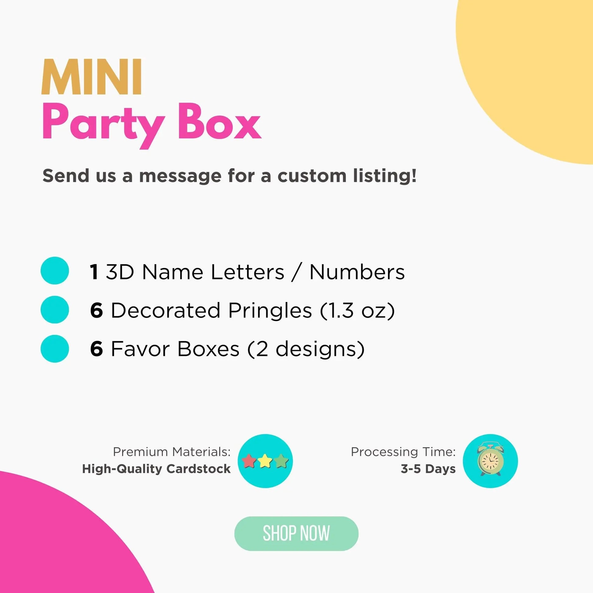 Racing Birthday Party Favor Bundle – Motorcycle Theme Party Box, Custom Pringles, Favor Boxes, Hershey’s Bars, Water Labels Mi tienda