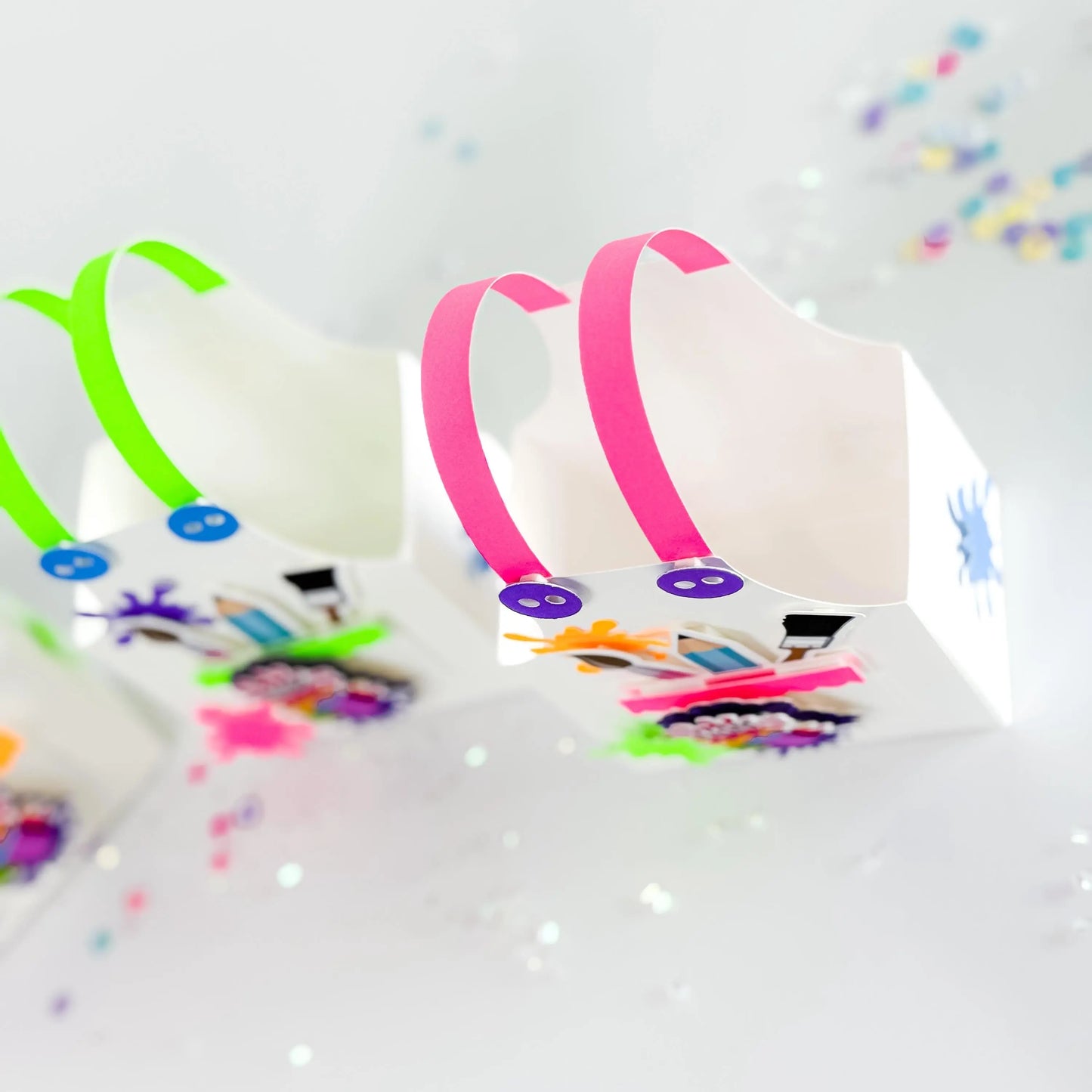Kids Paint Suit Party Favor Box | Custom Artist Supply Box | Paint Birthday Party Candy Holder | Art Themed Party Favor for Kids | Set of 6 Mi tienda