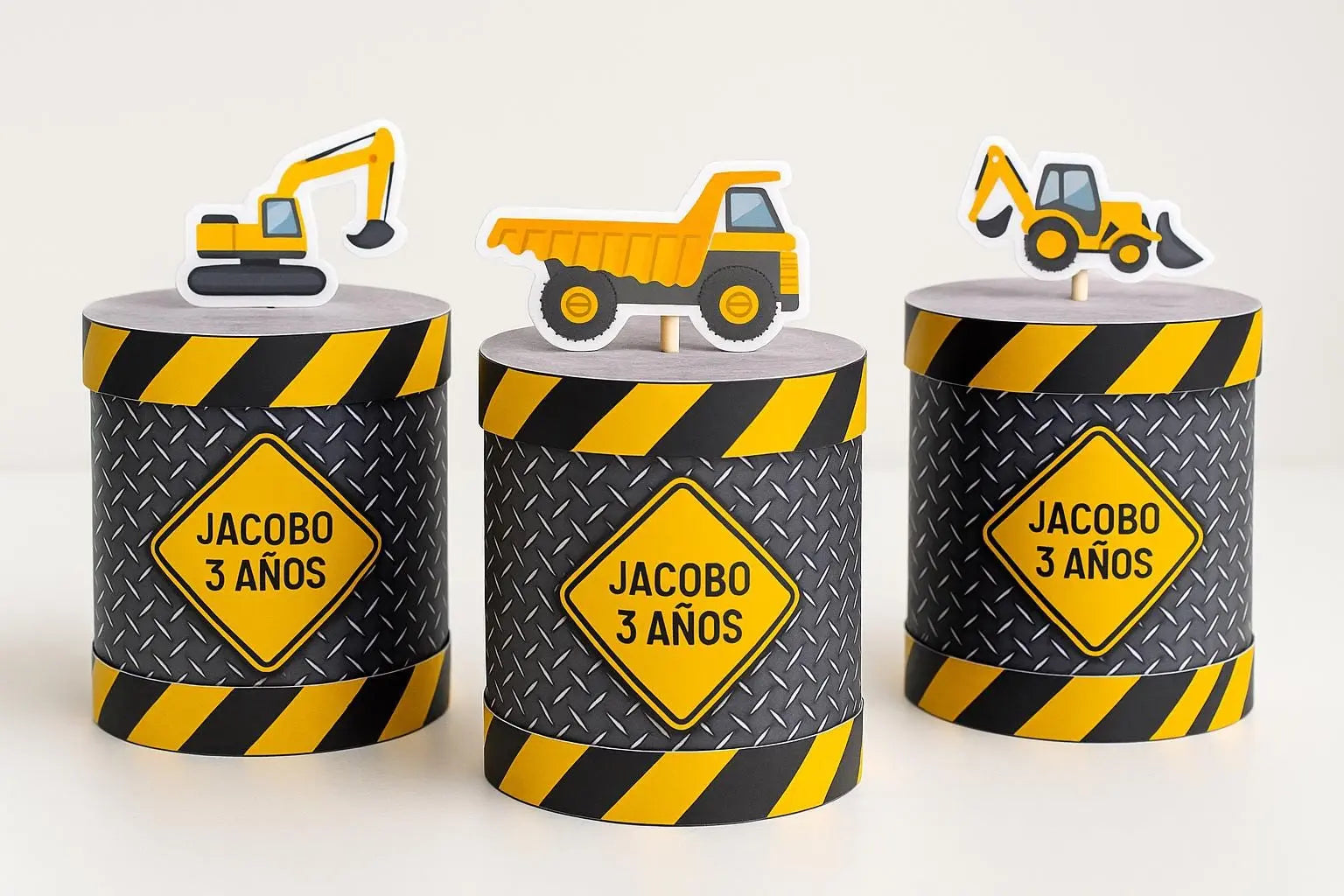 Construction Pringles Party Favors | Personalized Snack Can Wrappers | Truck Birthday Favor, Kids Snack Label Mi tienda