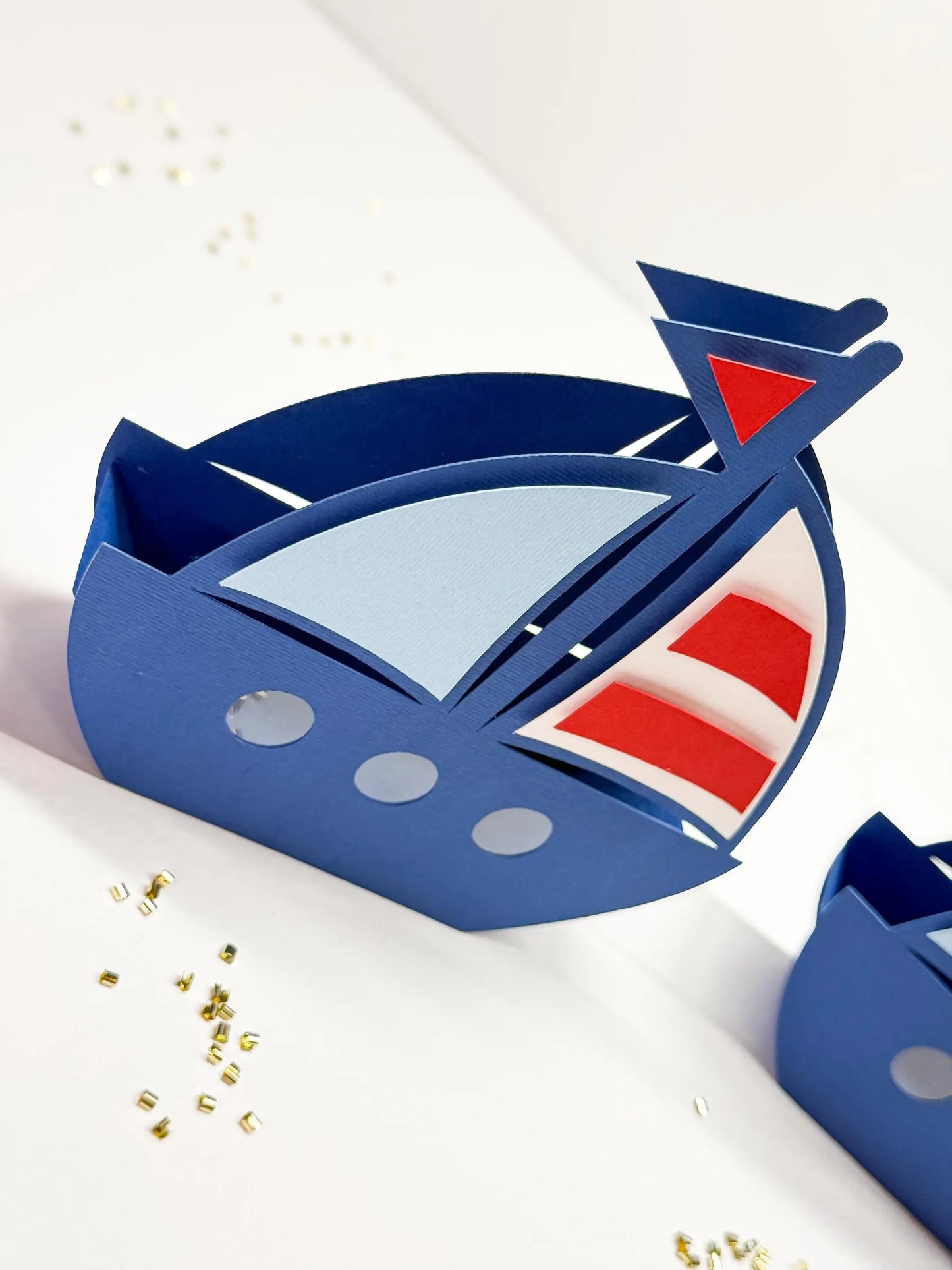 Personalized Nautical Candy Box - Sailboat Party Favor - Anchor Baby Shower Gift - Ahoy It’s a Boy Decoration - Nautical Party Favor Mi tienda