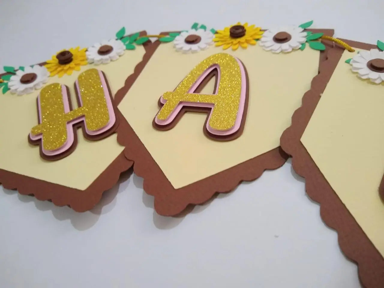 Sunflower Birthday Banner: Rustic Farmhouse Party Garland Mi tienda