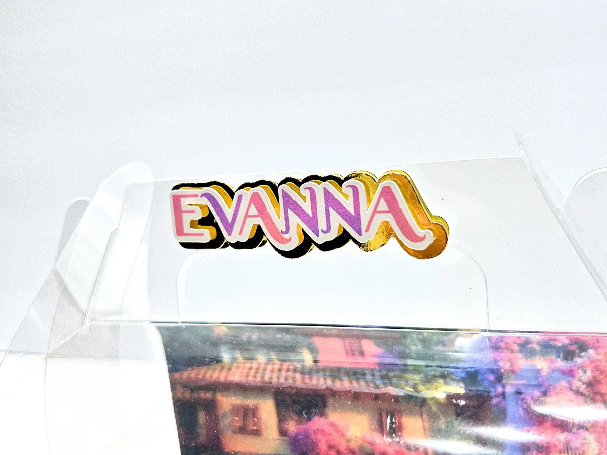 Encanto Favor Boxes – Isabella Birthday Party Decorations, Personalized Gable Box (Acetato) Mi tienda