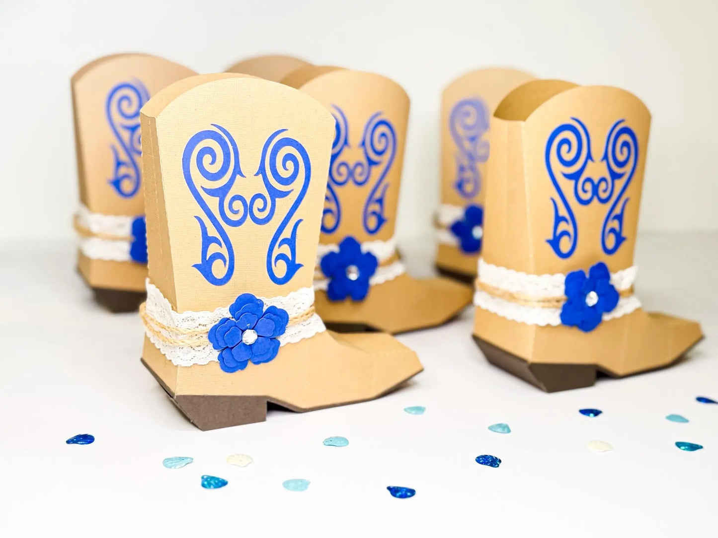 Cowgirl Boots Favor Box Cowgirl Party Decorations Cowgirl Bachelorette Last Rodeo Bachelorette Party Favors Cowgirl Birthday Mi tienda