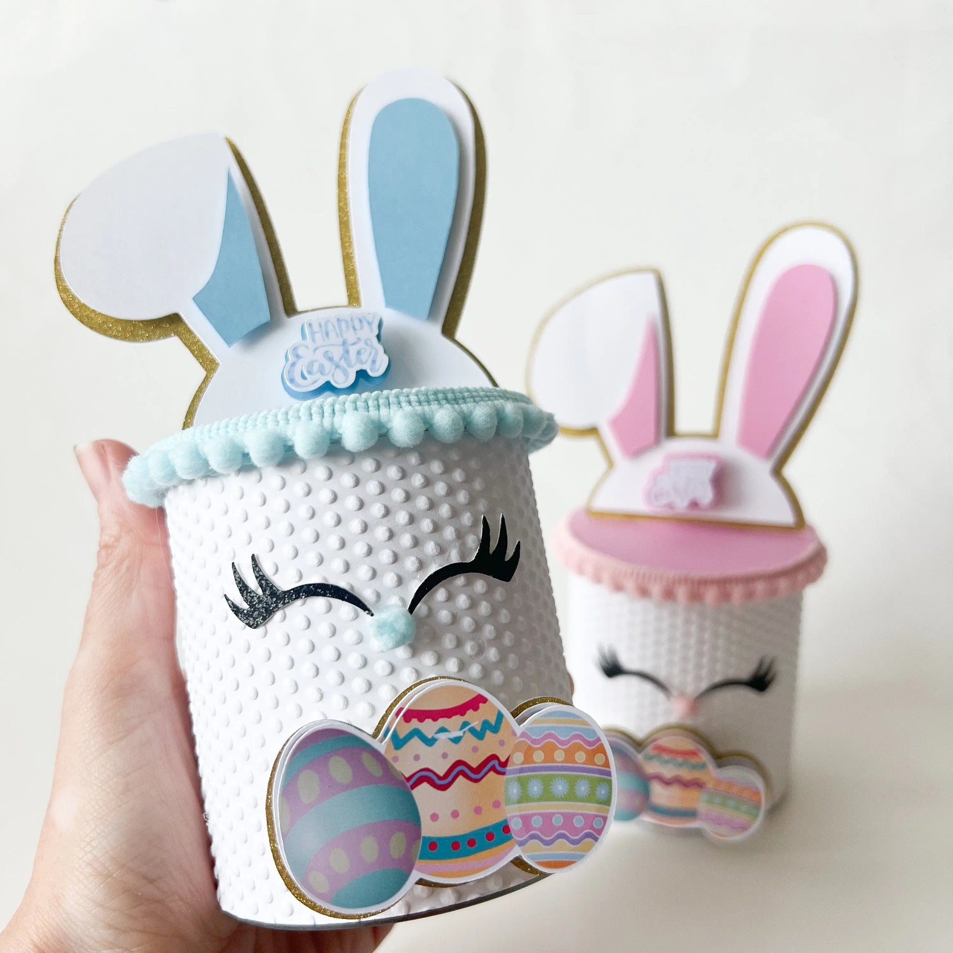 Classroom Easter Favors – Bulk 1.3oz Snack Cans with Name, Bunny Theme Mi tienda