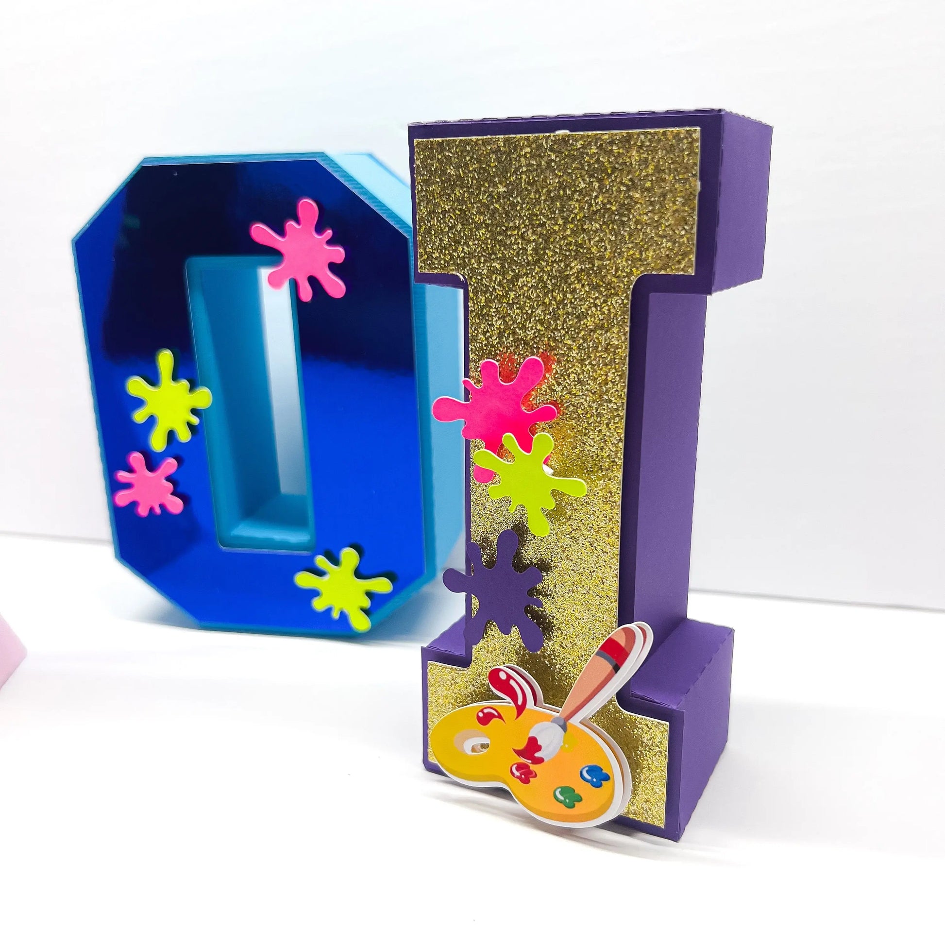 Art Party 3D Letters, Art Party Decorations, Art Birthday Party, Customized Letters, Paint Party, Artist Party Supplies Mi tienda