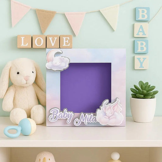 Custom Dragon Photo Frame | Personalized Nursery & Baby Room Decor Mi tienda