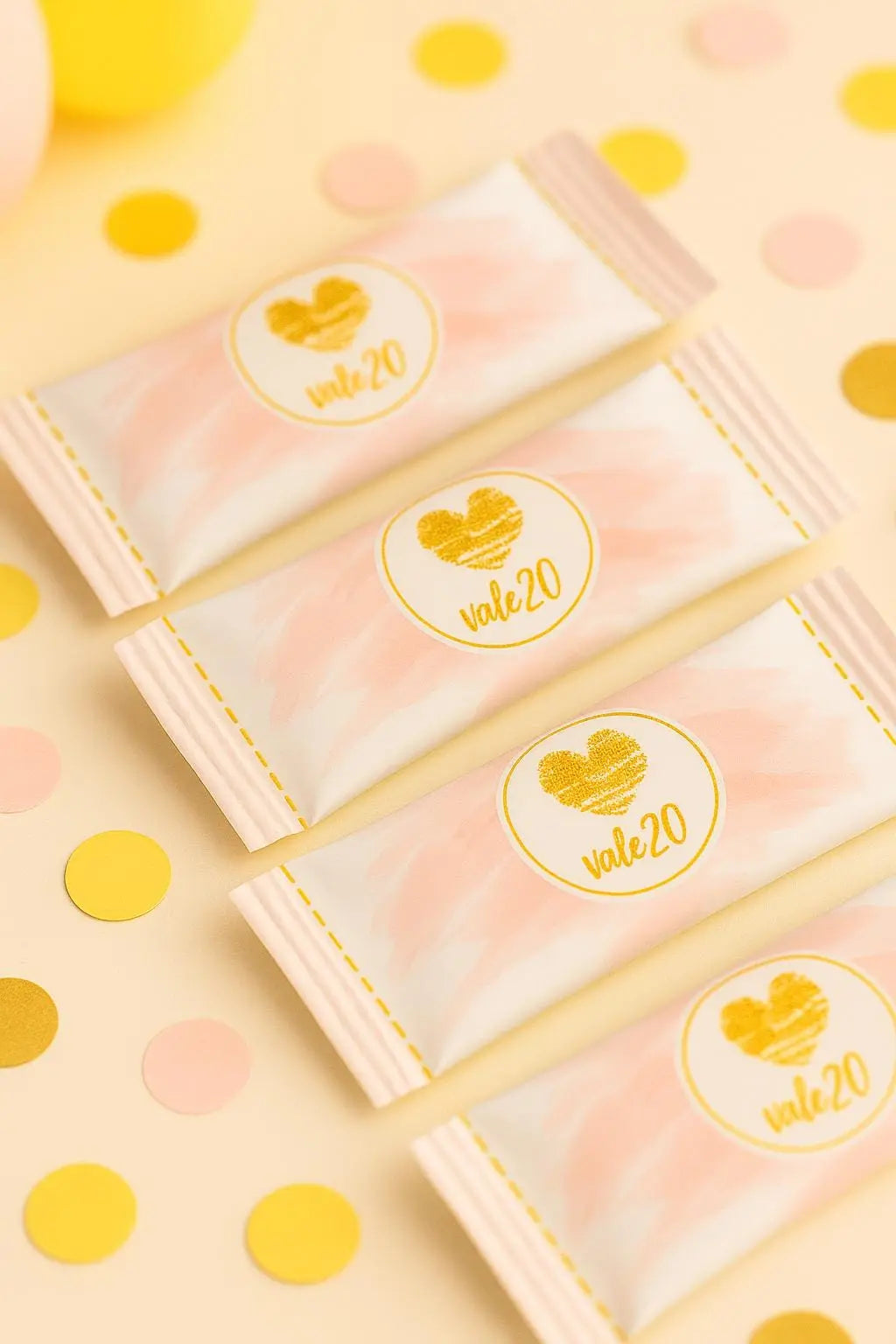 Personalized Heart Party Set | Custom Pink & Gold Favor Boxes, Candy Wrappers, Bottle Labels, Plates and Decor for Birthday or Baby Shower Mi tienda