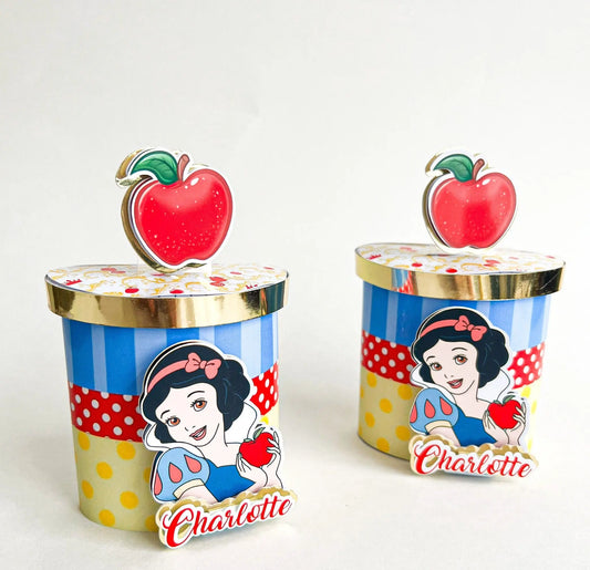 Snow White Party Favors, Snow White Party Decorations, Princess Party, Snow White Treats, Custom Party Favors, Snow White Nutella Go Mi tienda