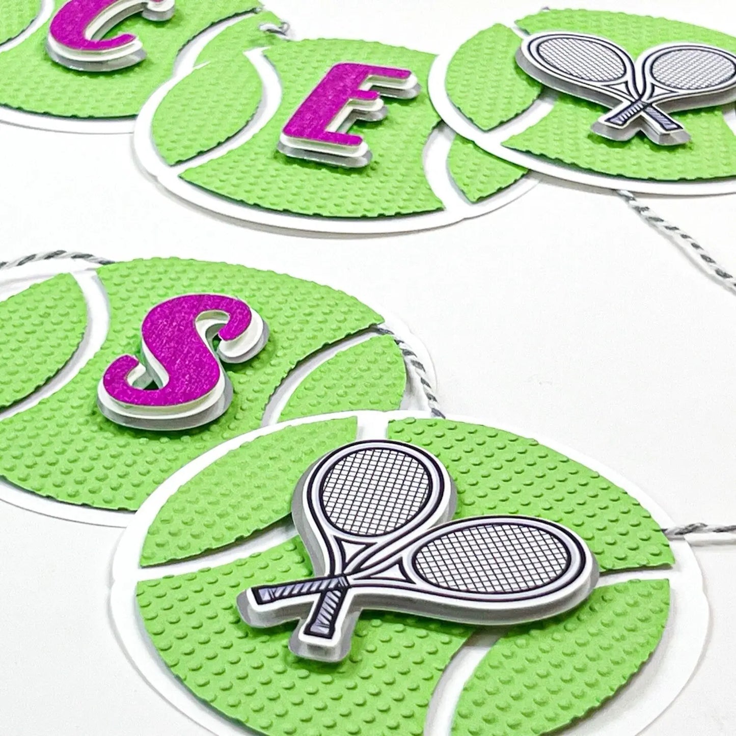 Tennis Birthday Banner, Tennis Party Decorations, Tennis Birthday Theme, Banner Flags Sports, Tennis Ball,Sports Happy Birthday Banner Mi tienda