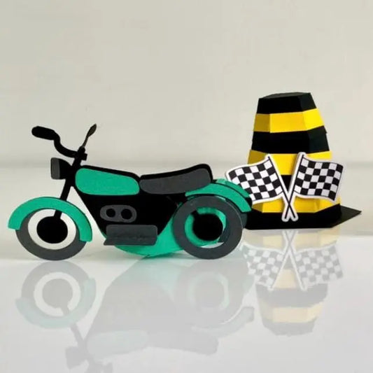 Racing Cone Favor Box – Traffic Cone Treat Box, Race Track Birthday Favors, Motocross/Car Party Centerpiece, Custom Colors Available Mi tienda