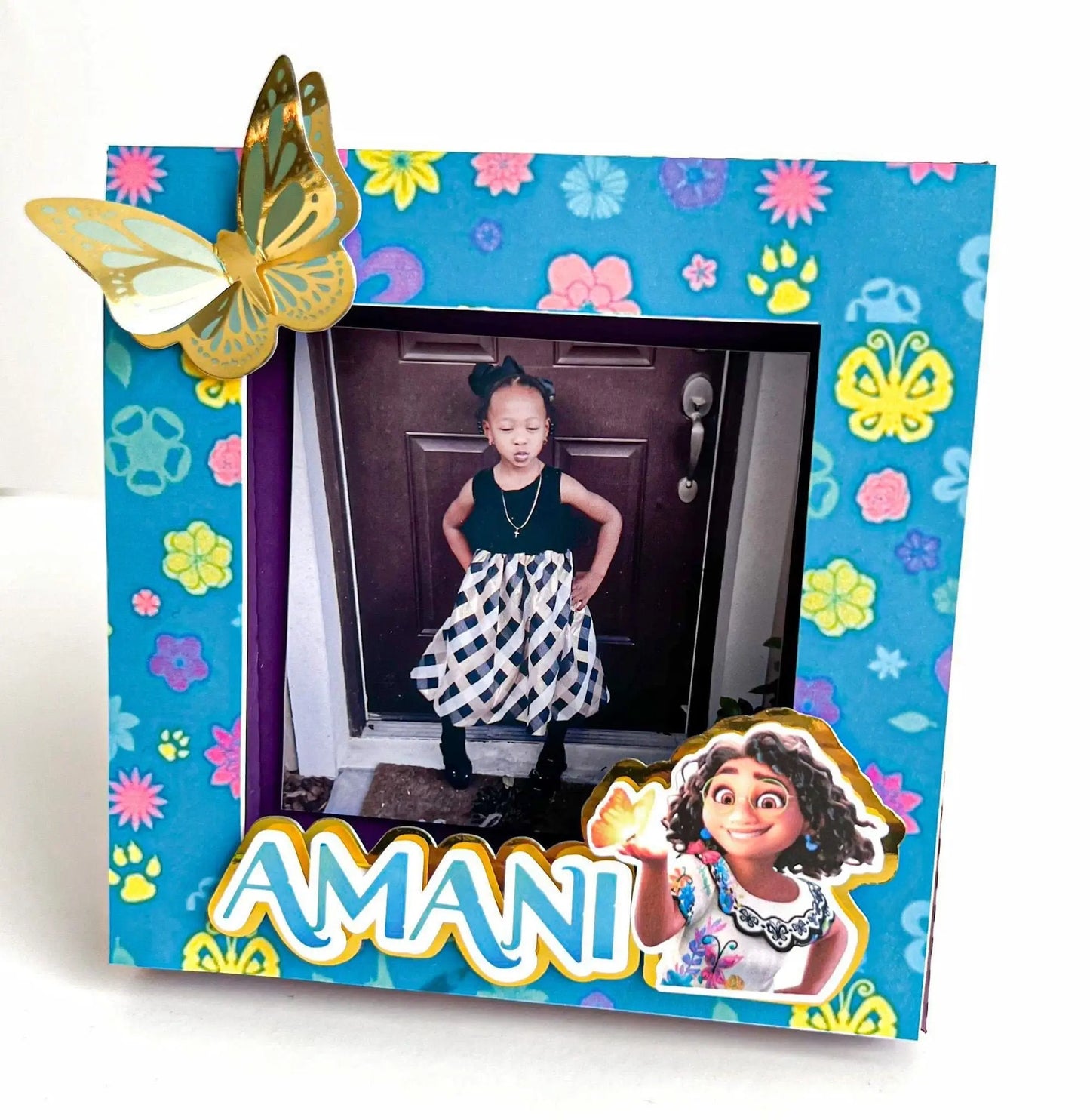 Encanto-Inspired Photo Frame | Isabella Antonio Maribel | Custom Name Mi tienda