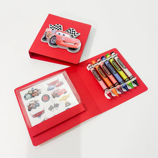 Cars Coloring Book Party Favor - Personalized Kids Activity Pack with Crayons & Stickers | Custom Cars Birthday Party Decor Mi tienda