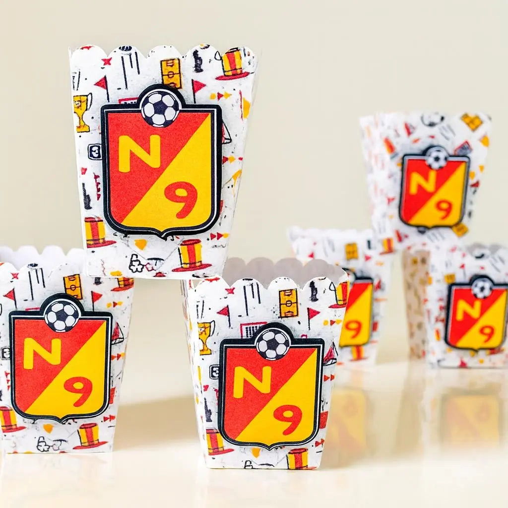 Soccer Popcorn Boxes – Personalized Snack Boxes for Kids’ Birthday Parties Mi tienda