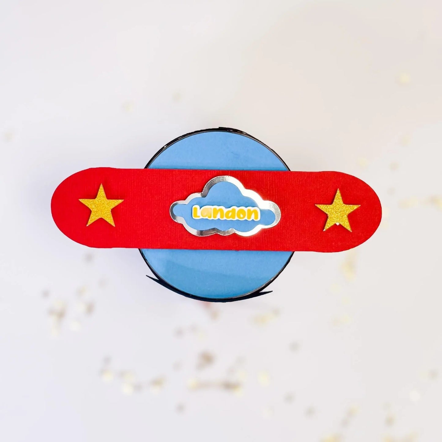Airplane Party Favor Can – Custom Pilot Snack Tubes for Time Flies Birthday Theme, Set of 6 Mini Airplane Chips Cans Mi tienda