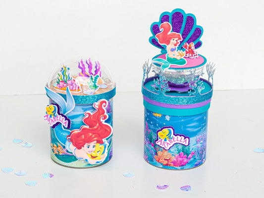 Little Mermaid Party Favors, Mermaid Party Decorations, Little Mermaid Birthday Decorations, Princess Decor, Mermaid Potatoes Chips Can Mi tienda
