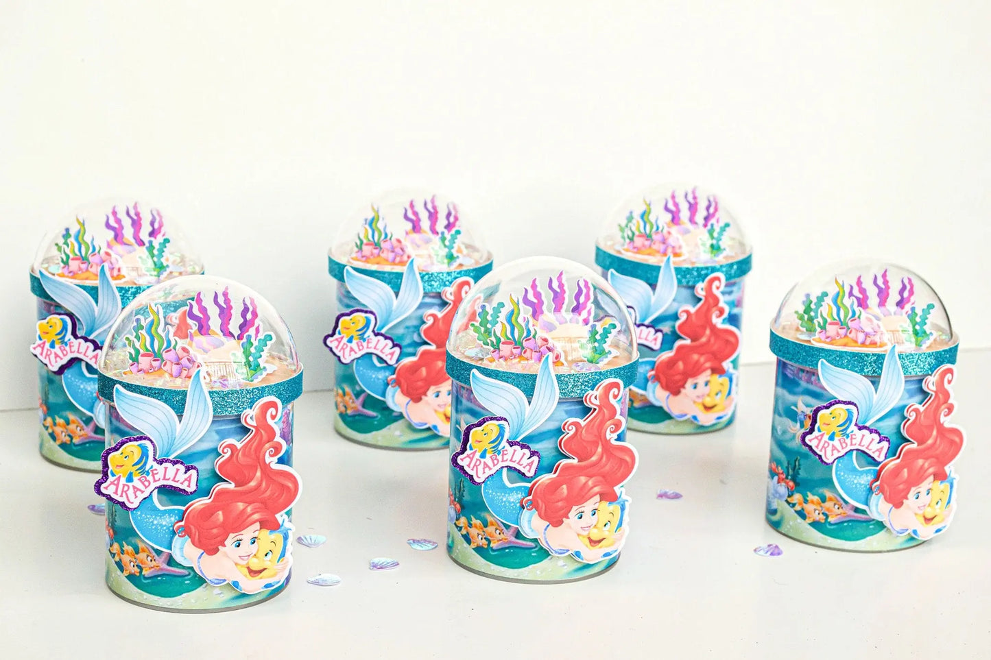 Little Mermaid Party Favors, Mermaid Party Decorations, Little Mermaid Birthday Decorations, Princess Decor, Mermaid Potatoes Chips Can Mi tienda