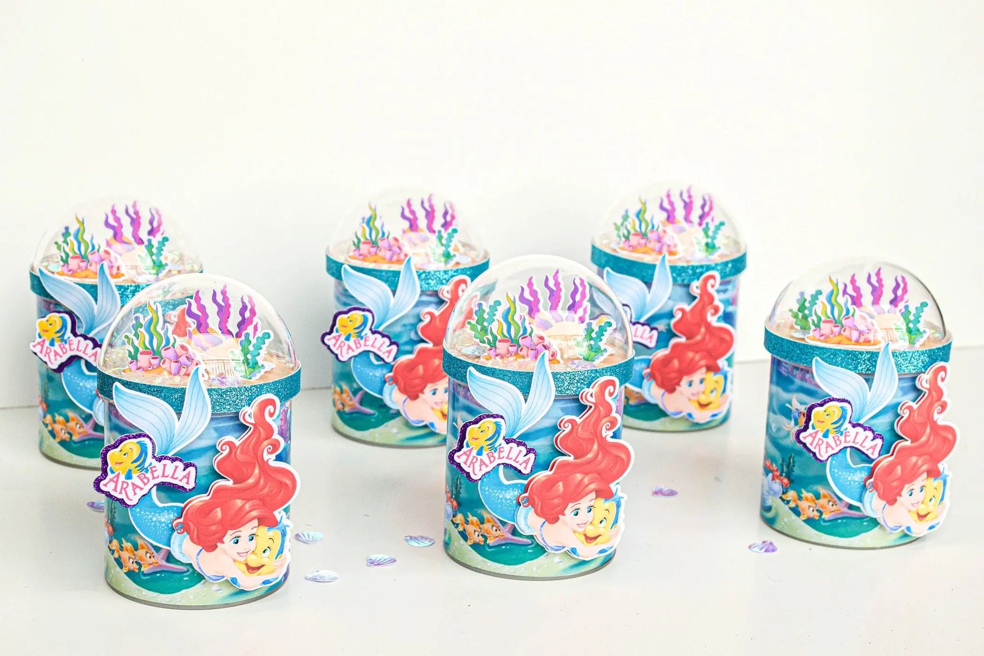 Little Mermaid Party Favors, Mermaid Party Decorations, Little Mermaid Birthday Decorations, Princess Decor, Mermaid Potatoes Chips Can Mi tienda