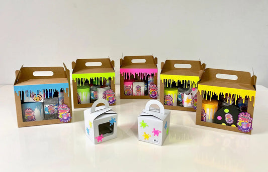 Personalized Kids Paint Party Favor Box Set | Art-Themed Birthday Party Favors | Fun Paint Party Decor Mi tienda