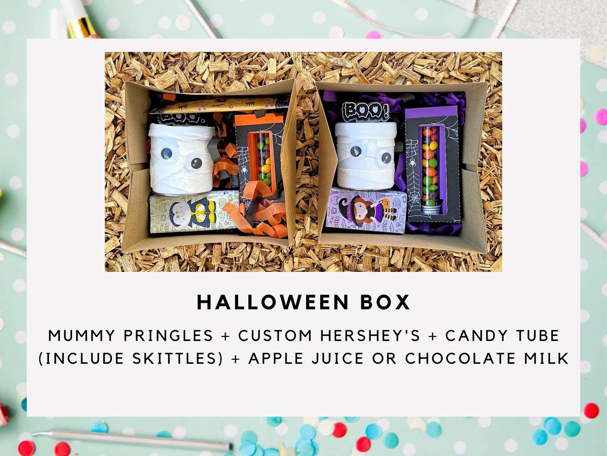 Halloween Candy Tubes – Colorful Party Favor for Trick-or-Treat, Fall Gatherings & Events Mi tienda