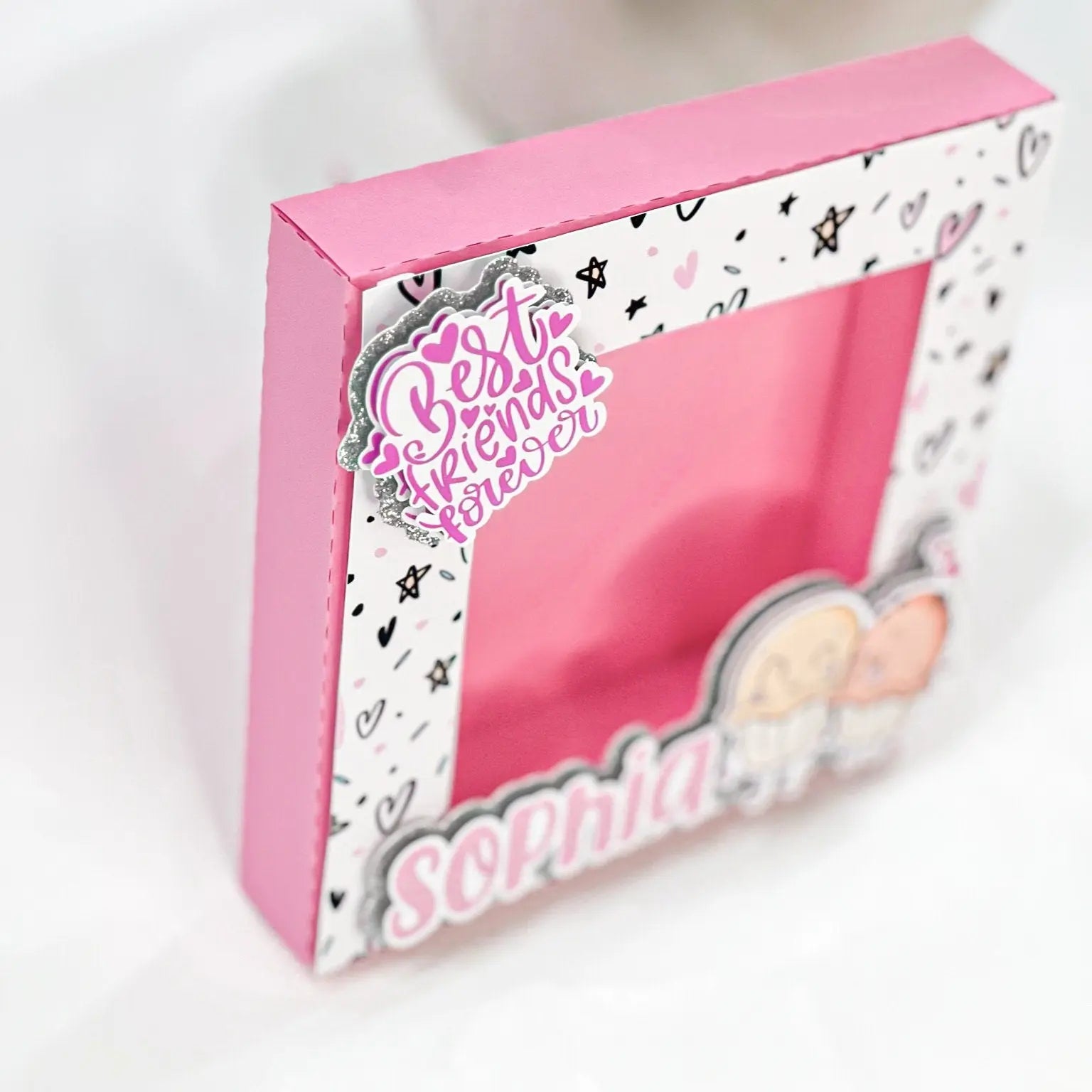 Handmade Valentines Frame – Besties Mi tienda