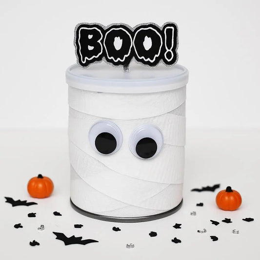 Spooky Halloween Party Favor – Mummy Pringles Box, Haunted House Decor, Adult Halloween Snack Mi tienda