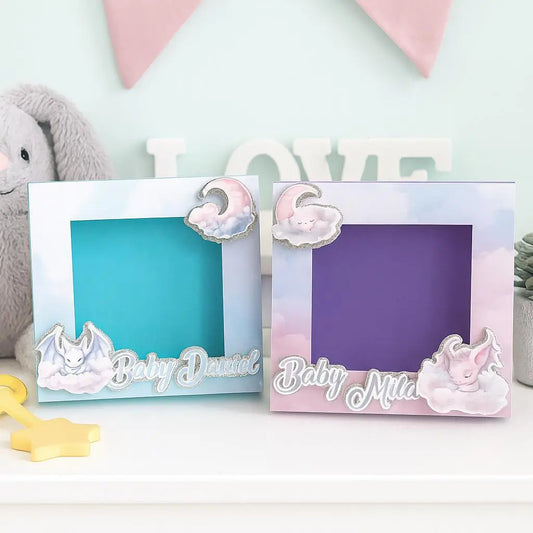 Dragon Baby Shower Favor Set | Personalized Photo Frame Bundles Mi tienda