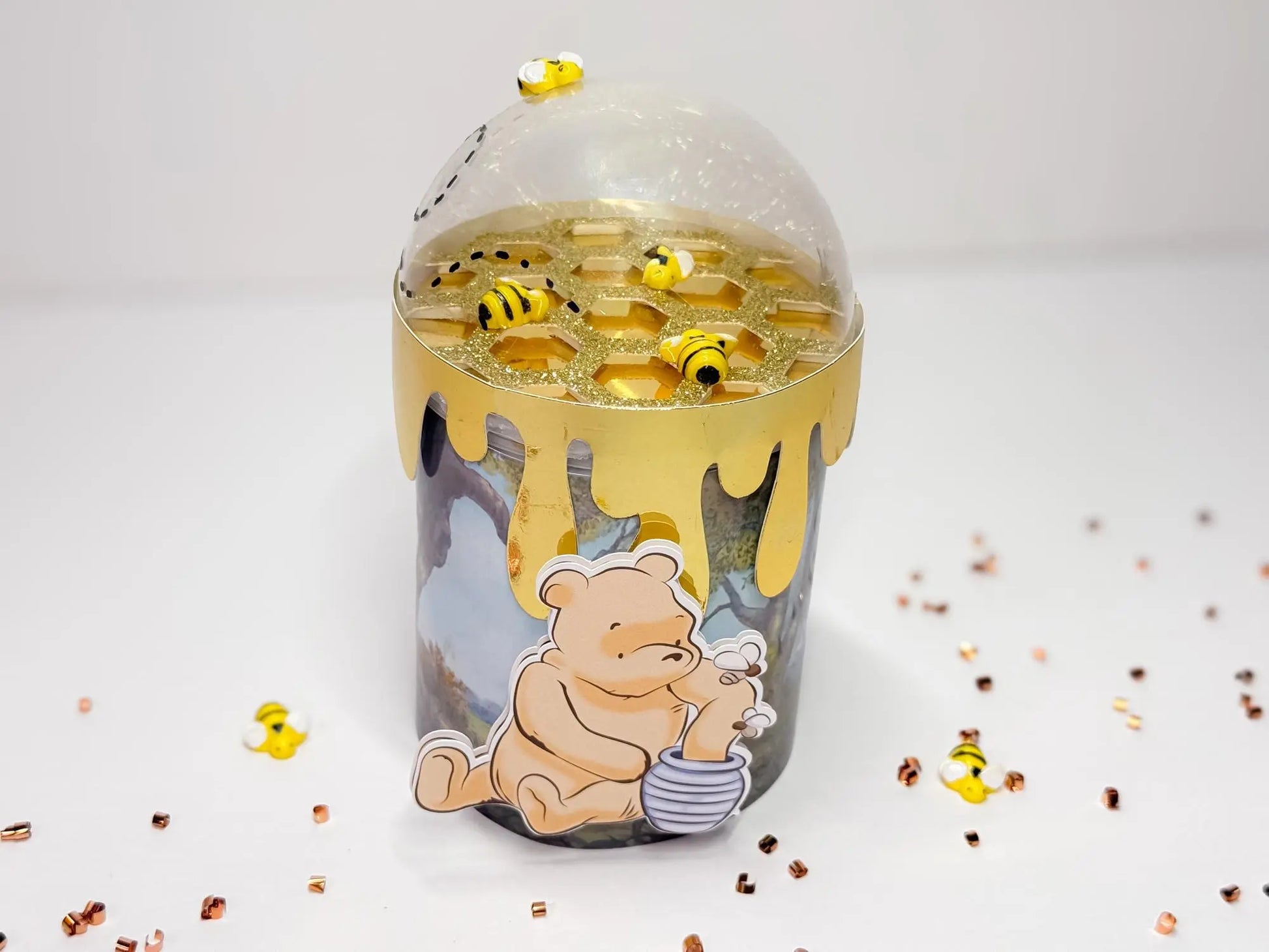 Winnie the Pooh Party Favors: Honey Pot Pringles Cans Mi tienda