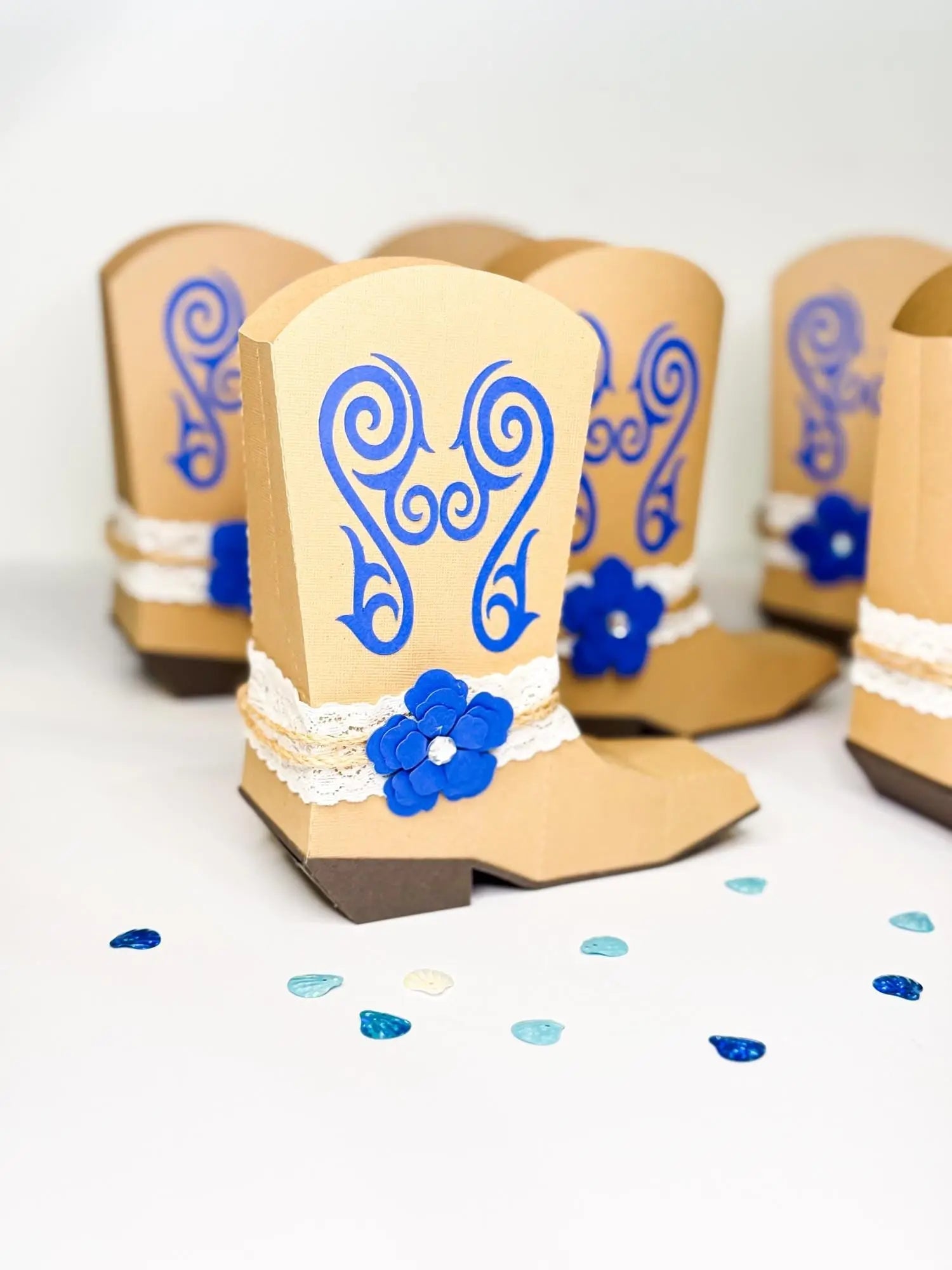 Cowgirl Boots Favor Box Cowgirl Party Decorations Cowgirl Bachelorette Last Rodeo Bachelorette Party Favors Cowgirl Birthday Mi tienda