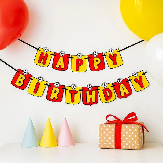 Soccer Birthday Banner | Sports Party Decoration | Personalized Happy Birthday Banner for Kids, Boys, Team Party, Soccer Theme Decor Mi tienda