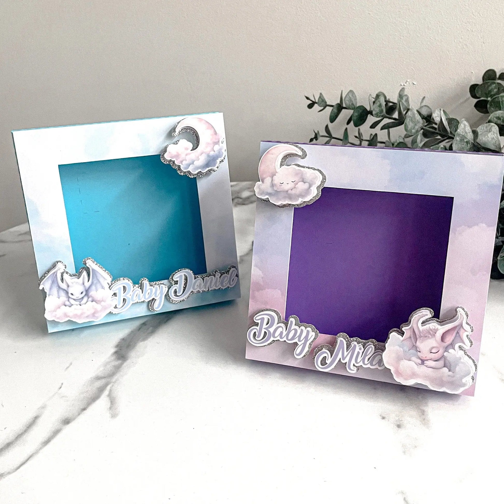Dragon Baby Shower Favor Set | Personalized Photo Frame Bundles Mi tienda