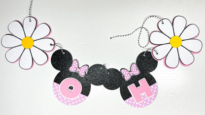 Oh Twodles Birthday Banner Oh Twodles Party Decor Theme Girls Second Birthday Party Minnie Mouse Themed Groovy Minnie Birthday Mi tienda
