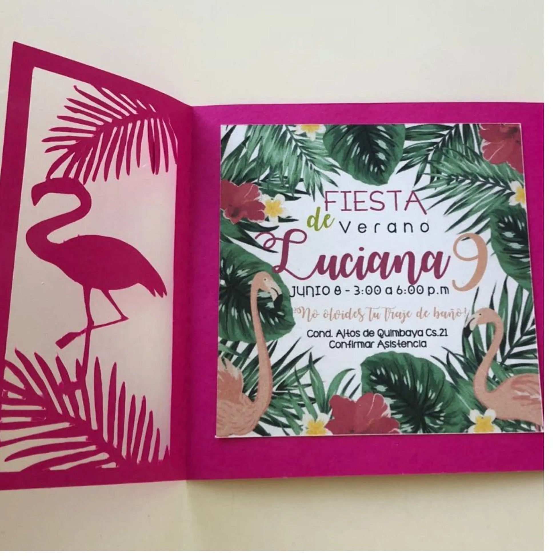 Flamingo Birthday Invitation Tropical Invitation Lets Flamingle Party Flamingo Tropical Themed Flamingle Invitation Tropical Birthday Party Mi tienda