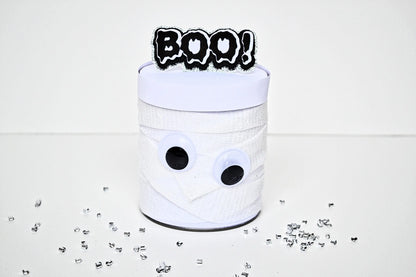 Spooky Halloween Party Favor – Mummy Pringles Box, Haunted House Decor, Adult Halloween Snack Mi tienda