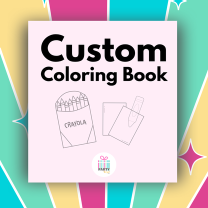 Custom Kids Coloring Book – Personalized Activity Book