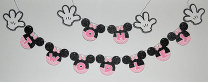 Oh TWOdles Banner,  Minnie Mouse Party Decorations, Minnie Mouse Banner, Oh Twodles Birthday Decoration, Girls Second Birthday Mi tienda