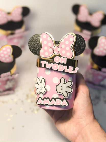 Minnie Mouse Party Favors, Oh Twoddles Party Decoration, Oh Twodles Birthday, Girl Birthday Party, Oh Twodles Chips Can, 2nd Birthday Mi tienda